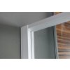 AMICO sprchové dveře výklopné 740-820x1850 mm, čiré sklo