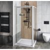 AMICO sprchové dveře výklopné 740-820x1850 mm, čiré sklo
