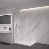 CERANO - Sprchová zástěna Walk-in Onyx L-levá vzpěra - 8 mm - chrom, transparentní sklo - 70x200 cm