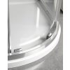 LUCIS LINE čtvrtkruhová sprchová zástěna, 1000x1000mm, R550, čiré sklo