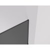 CERANO - Sprchová zástěna Walk-in Crystal T L/P - 8 mm - bezvzpěrový systém - chrom, grafitové sklo - 100x100x200 cm