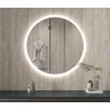 CERANO - Koupelnové LED zrcadlo Aureo - Ø 50 cm