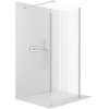 CERANO - Sprchová zástěna Walk-in Onyx Corner Cube L/P - 8 mm - hranatá vzpěra - chrom, rýhované sklo - 80x80 cm