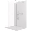 CERANO - Sprchová zástěna Walk-in Onyx Corner Cube L/P - 8 mm - hranatá vzpěra - chrom, transparentní sklo - 70x70 cm