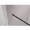 CERANO - Sprchová zástěna Walk-in Moreli L/P + polička/držák na ručníky - černá matná, transparentní sklo - 140x200 cm