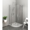ZOOM LINE čtvrtkruhová sprchová zástěna 900x900mm, čiré sklo, levá