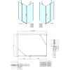 ZOOM LINE obdélníkový sprchový kout 1200x1000mm L/P varianta