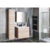 VEGA galerka, 80x70x18cm, dub platin