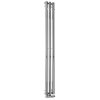 PILON otopné těleso 196x1800mm, se třemi háčky pro ručník, chrom