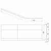 TIGRA R 150 panel čelní, bílá