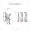CERANO - Sprchová zástěna Walk-in Onyx Top Cube L/P - 10 mm - hranatá vzpěra + polička/držák na ručníky - černá matná, grafitové sklo - 160x200 cm