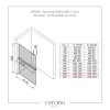 CERANO - Sprchová zástěna Walk-in Onyx Top Cube L/P - 10 mm - hranatá vzpěra + polička/držák na ručníky - černá matná, transparentní sklo - 150x200 cm