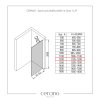 CERANO - Sprchová zástěna Walk-in Onyx Y L/P - 10 mm + polička/držák na ručníky - chrom, transparentní sklo - 120x200 cm