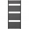 CERANO - Koupelnový radiátorový set Vincenzo - ústřední vytápění - boční připojení - 600W - černá matná - 1330x600 mm