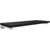 CERANO - Deska pod umyvadlo Navira Pro + 2 skryté konzole - černá matná - 71x46,5x3,6 cm