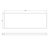 AVICE deska 120x39cm, old wood