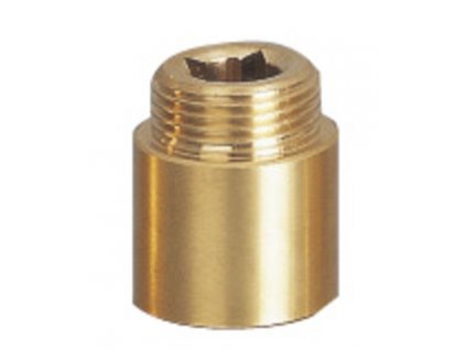Predĺženie 1/2"x40mm, mosadz