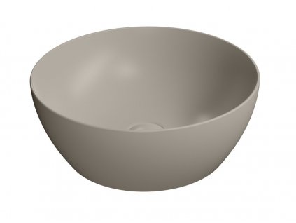 67013 1 pura keramicke umyvadlo na desku prumer 42cm tortora mat
