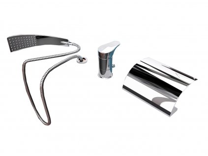 Vaňová páková batéria do vane Azur B0456 - chróm