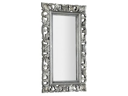 55715 samblung zrcadlo ve vyrezavanem ramu 40x70cm stribrna