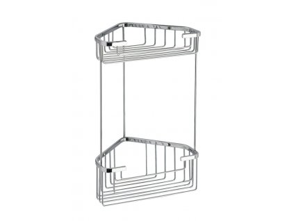 56951 1 smart dvoupatrova rohova police 200x325x151mm chrom