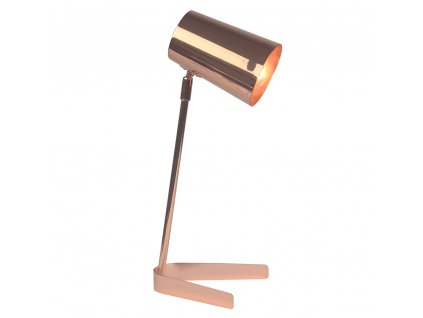 214644 stolni lampa kov rose gold fabel