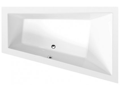 42593 1 triangl r asymetricka vana 180x120x50cm bila