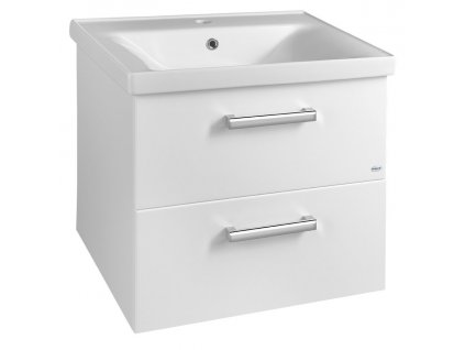 VEGA umývadlová skrinka VG064 - 62x50x43, 6 cm, 2xzásuvka, biela