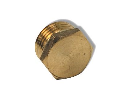 Zátka 1" - mosadz