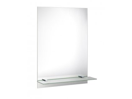 41300 1 zrcadlo s otvory pro polici 50x70cm vcetne zavesu