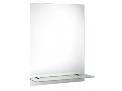 Zrkadlo s otvormi pre policu 60x80cm, vrátane závesov