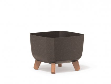 308376 kvetinac gracia square eco wood kavovy 24cm