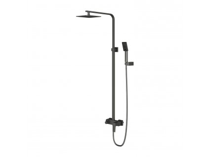 OMNIRES - PARMA Nástenný sprchový stĺp - grafit/gun metal