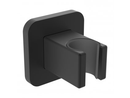 OMNIRES - Nástenný držiak ručnej sprchy - čierna matná