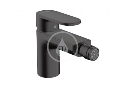 229680 hansgrohe bidetova baterie s vypusti matna cerna