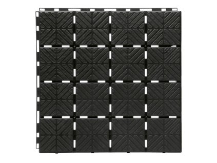 294871 dlazdice zahradni easy square cerna 40x40cm 1 5m2