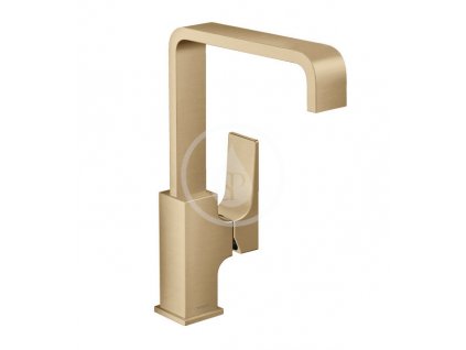 208890 hansgrohe umyvadlova baterie s vypusti push open kartacovany bronz