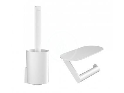 273262 hansgrohe set doplnku pro wc matna bila