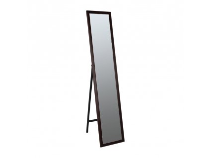 156312 zrcadlo dreveny ram hnede barvy malkia typ 4