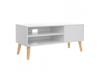 278098 tv stolek bila 110x40x49 5 cm