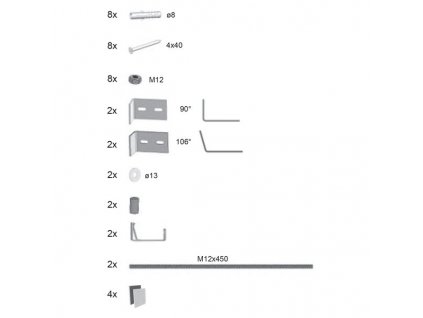 355051 ravak panelkit avocado