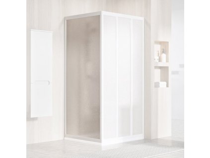 Ravak - Pevná stena jednodielna Supernova APSS-80 - biela, pearl plast