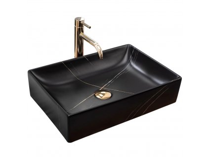 350077 rea umyvadlo na desku inga marble mramor 51x34 5 cm
