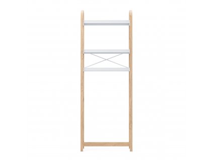 Umbra - Police nad toaletou Bellwood - biela - 168x26x61 cm