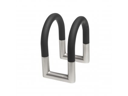 Umbra - Stojanček na obrúsky Swivel - čierna / nikel - 11x10x7 cm