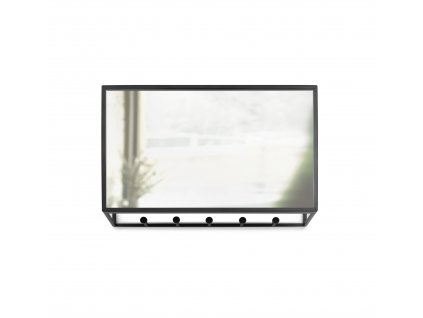 398958 7 umbra vesak se zrcadlem cubiko cerna 20 3x31 7x10 1 cm