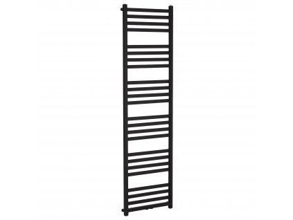 CERANO - Kúpeľňový radiátor Fulgidus - bočné pripojenie - 765W - čierna matná - 1800x530 mm
