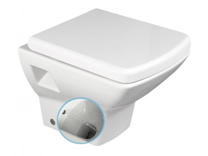 49919 1 soluzione zavesna wc misa s bidet sprskou 35x50 5cm bila