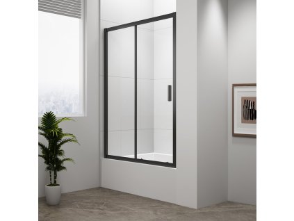 480310 deep black sprchove dvere 1200x1650mm cire sklo
