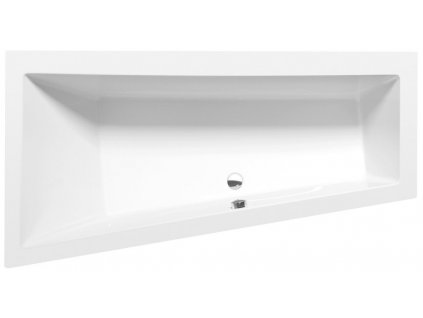 47087 1 andra l asymetricka vana 170x90x45cm bila